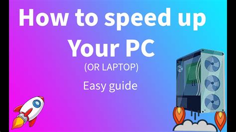 5 Easy Ways To Speed Up Your Windows Computer Youtube