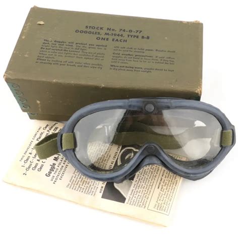 Us Ww2 Us M 1944 Polaroid Flying Goggles Type B 8