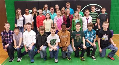 Eureka Middle School Gold Star Students