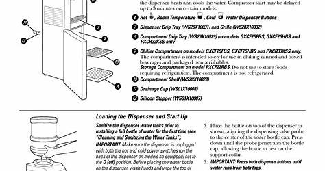Ge Profile Water Dispenser Manual