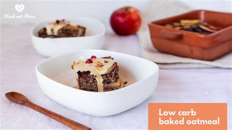 Just because you're following a ketogenic diet doesn't mean you have to give up your favorite breakfast dish. Tasty low carb baked oatmeal with apples - Verival - YouTube