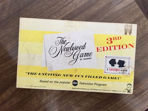 Vintage The Newlywed Game Retro Game 1969 Game 3rd Edition Etsy Newlywed Game Retro Gaming