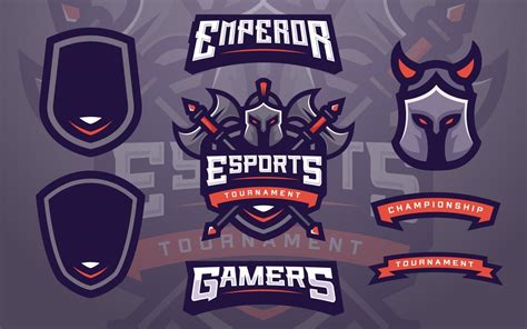 Esports Gamers Logo Template Creator With Axe And Helmet For Gaming