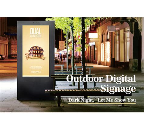 Outdoor Lcd Digital Signage2500nit High Brightness Lcd Advertising Player