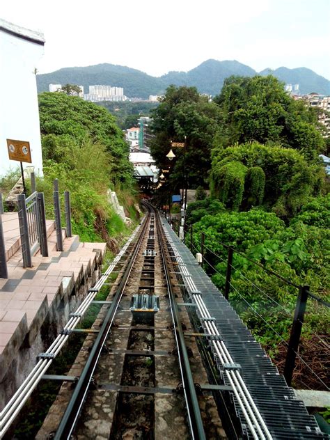 We went by train which was an amazing experience. Penang Hill... Bukit Bendera, Pulau Pinang