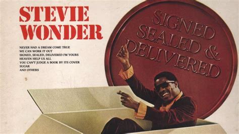 Stevie Wonders Signed Sealed And Delivered At 50 Culturesonar