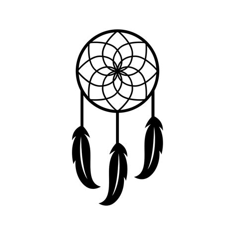 Dream Catcher Vector Icon Vector Art At Vecteezy