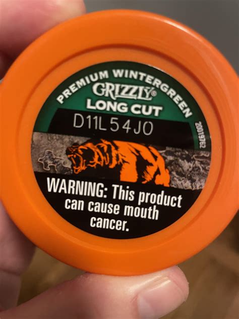 Expiration date for Grizzly : r/DippingTobacco
