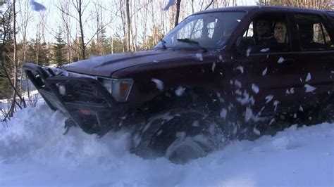 Deep Snow Wheeling A Big Yota And Two Jeeps Part 3 Youtube