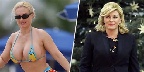 Croatian President Was Mistaken For Ice Ts Wife Coco Austin In Bikini