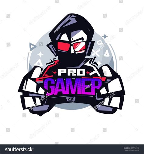 Pro Gamer Gamer Logo Vector Illustration Stock Vector Royalty Free