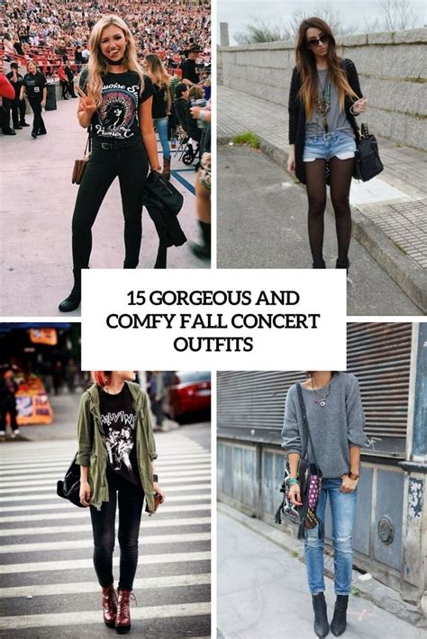 15 Gorgeous And Comfy Fall Concert Outfits In 2020 Concert Outfit