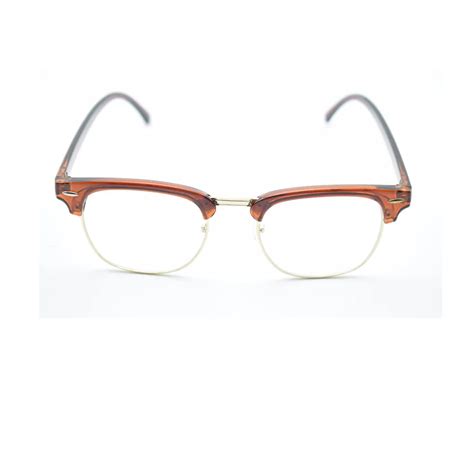 new fashion cute design vintage retro half frame clear lens glasses nerd geek eyewear eyeglasses