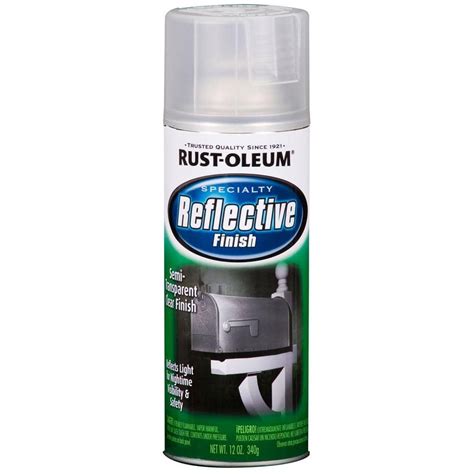 Rust Oleum Specialty 12 Oz Clear Reflective Spray Paint 6 Pack 214944 The Home Depot