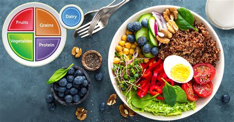 Quick and healthy recipes · chicken satay salad · linguine with avocado, tomato & lime · pork souvlaki · roasted cod with zingy beetroot salad. Create a Healthy Eating Lifestyle with MyPlate | Bon ...