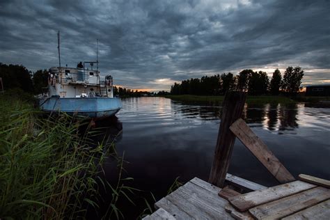 Where The River Meets The Lake Karlstad Sweden David Olsson Flickr