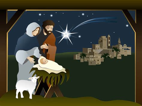 printable christmas nativity scene