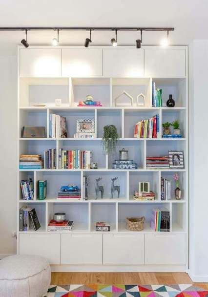 16 Ideas Home Office Ikea Billy Home Bookshelf Design Minimalist