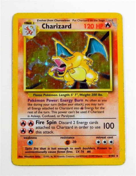 Check spelling or type a new query. 1999 Pokemon Base Set Unlimited Charizard Holo 4/102 ...