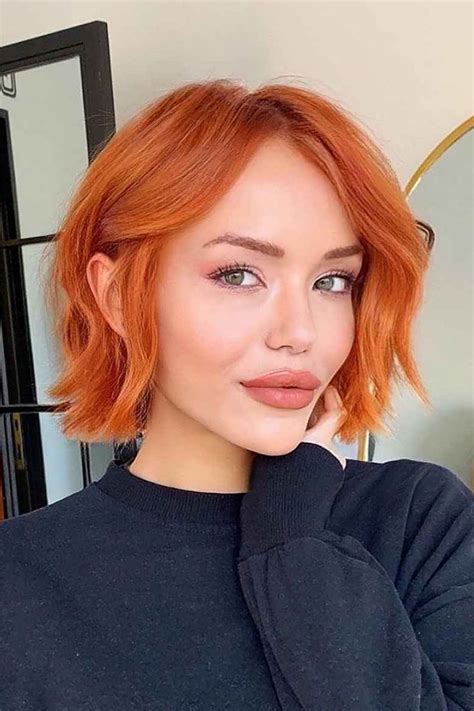 Pumpkin Spice Copper Short Copper Hair Bright Copper Hair Copper Hair