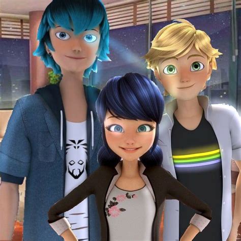 Luca X Marinette X Adrien Miraculous Ladybug Movie Miraculous Ladybug Anime Miraculous