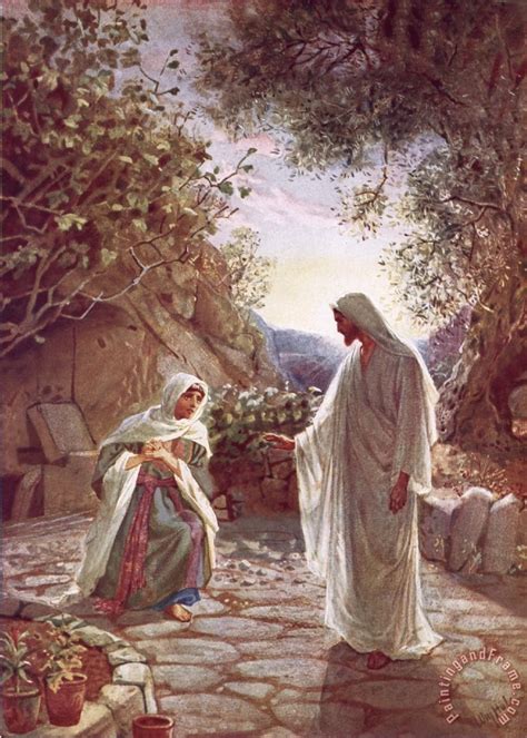 William Brassey Hole Jesus Revealing Himself To Mary Magdalene Painting