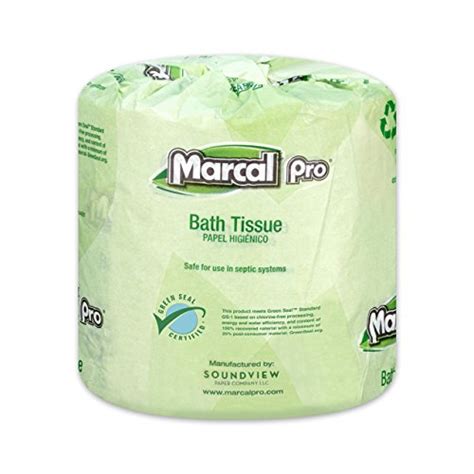 Marcal Pro Toilet Paper 100 Recycled 2 Ply White Bath Tissue 242