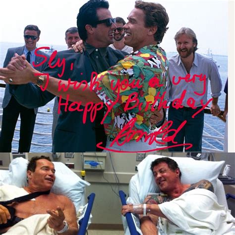 Sylvester Stallone And Arnold Schwarzenegger Hospital