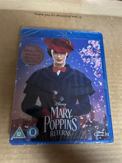 disney mary poppins returns emily blunt blu ray new and sealed £0 99 picclick uk
