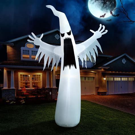 Joiedomi 12 Ft Halloween Inflatable Towering Terrible Spooky Ghost With