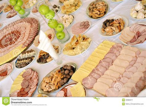 Cold Cut Platters In Restaurant Stock Image Image Of Closeup