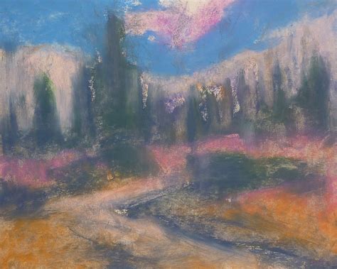 Painting My World Pastel Democolorado Landscape With Wildflowers