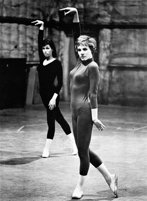 Julie Andrews And Mary Tyler Moore Rehearsing A Dance Routine For