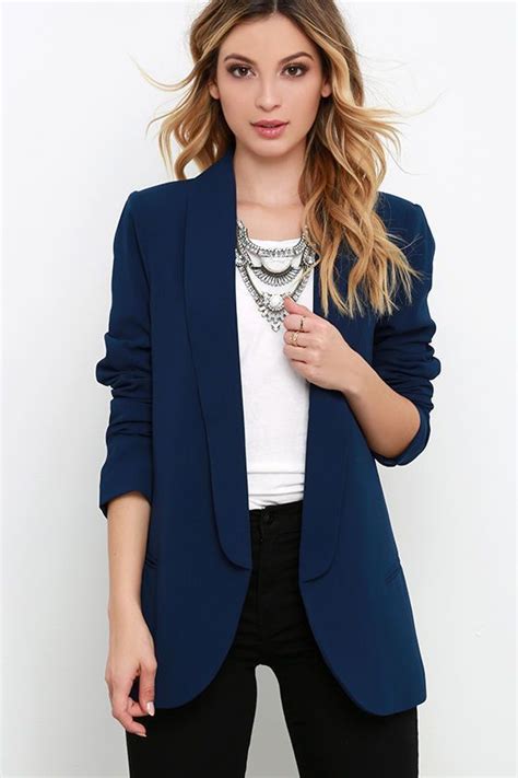 What To Wear With Navy Blue Blazer Women Printable Templates Protal