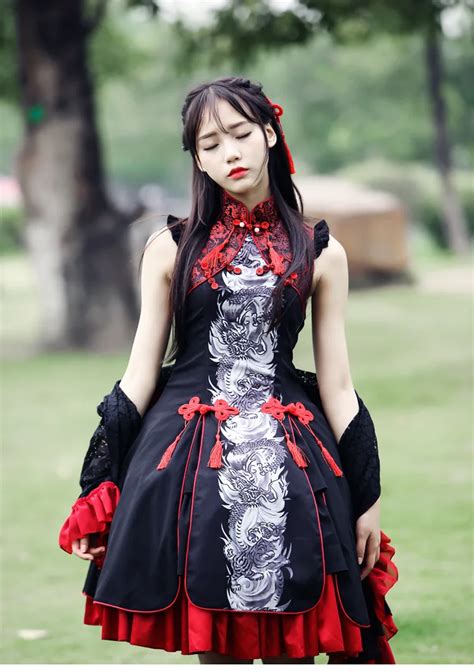 Anime Fantasy Cosplay Harajuku Lolita Dress Chinese Culture Classical