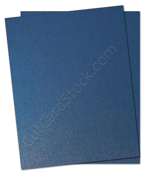 Stardream Metallic Lapis Lazuli Navy 105lb 85 X 11 Card Stock Navy