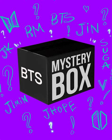 Bts Deluxe Mystery Box Bts T Box Army Mystery Box Etsy