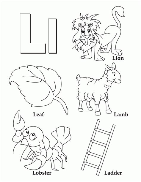 The theme of each letter is from our popular alphabet flash coloring the alphabet is a good way to introduce the youngest learners to letters of the alphabet through an activity they like. Free Printable Letter L Coloring Pages - Coloring Home