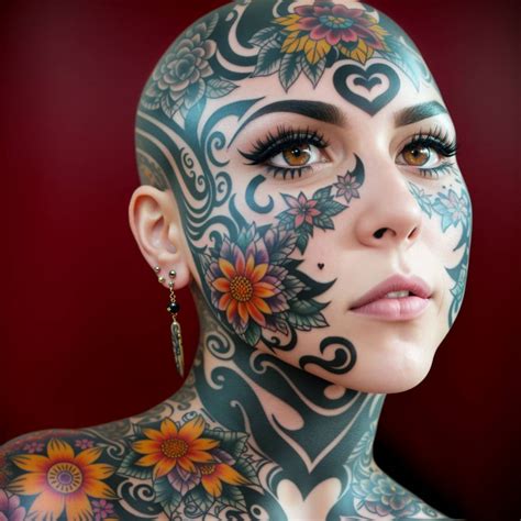 tattooed woman 170 by yaalzaruth on deviantart