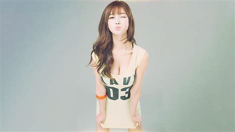 1080x2340px Free Download Hd Wallpaper Choi Seul Gi Korean Women Big Boobs Asian Wink