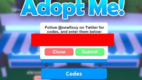 Roblox Adopt Me Codes Youtube