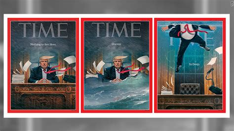 time magazine s latest trump cover shows president drowning in oval office