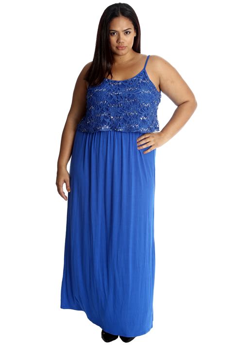 These summer dresses dress barn are provided by trusted brands and manufacturers associated with the summer dresses dress barn options available at alibaba.com come in many sizes and. New Womens Plus Size Maxi Dress Ladies Floral Lace Sequin ...