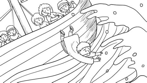 Jonah Preaching To Nineveh Coloring Page