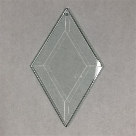 Diamond Bevel Glass 3″ X 5″ With Hole Glass House Store