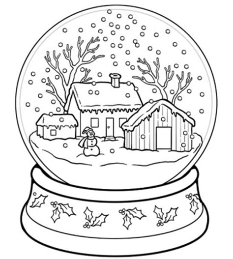 You can color this beautiful snow globes coloring page and many more christmas themed coloring sheets. 21 Christmas Printable Coloring Pages - EverythingEtsy.com