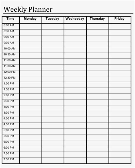 Free Printable Schedule Sheets Free Printable Templates