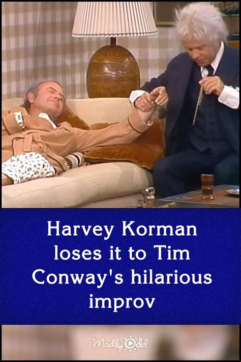 Harvey Korman Loses It To Tim Conways Hilarious Improv Harvey Korman