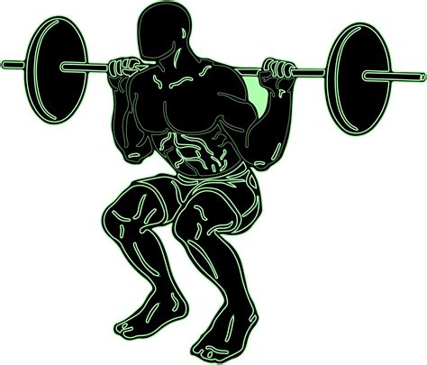 Weight Lifting Silhouette Vector At Getdrawings Free Download