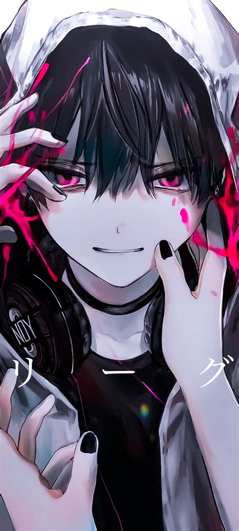 Wallpaper Anime Boys Headphones 1080x2400 Paegi5th 2253514 Hd